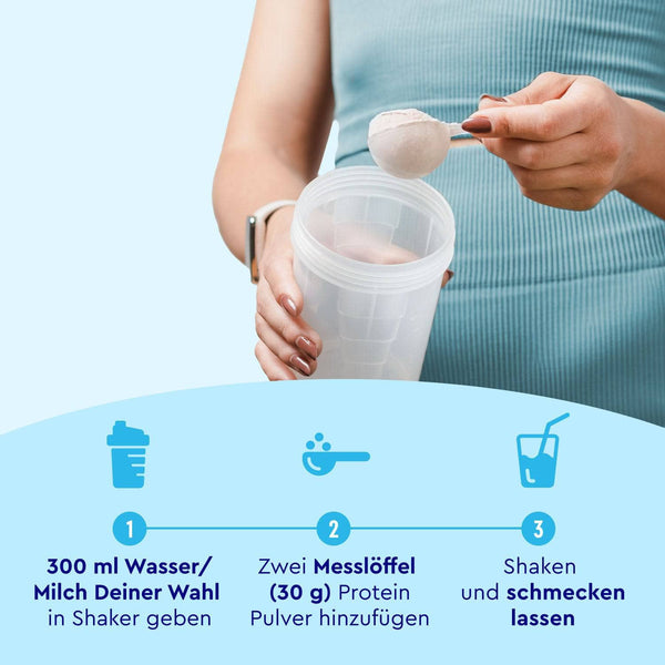 Proteinpulver Schoko Zubereitung
