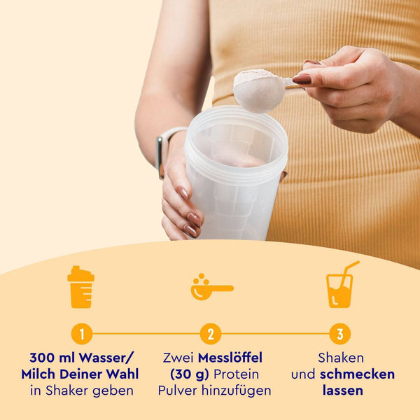 Proteinpulver Vanille Zubereitung