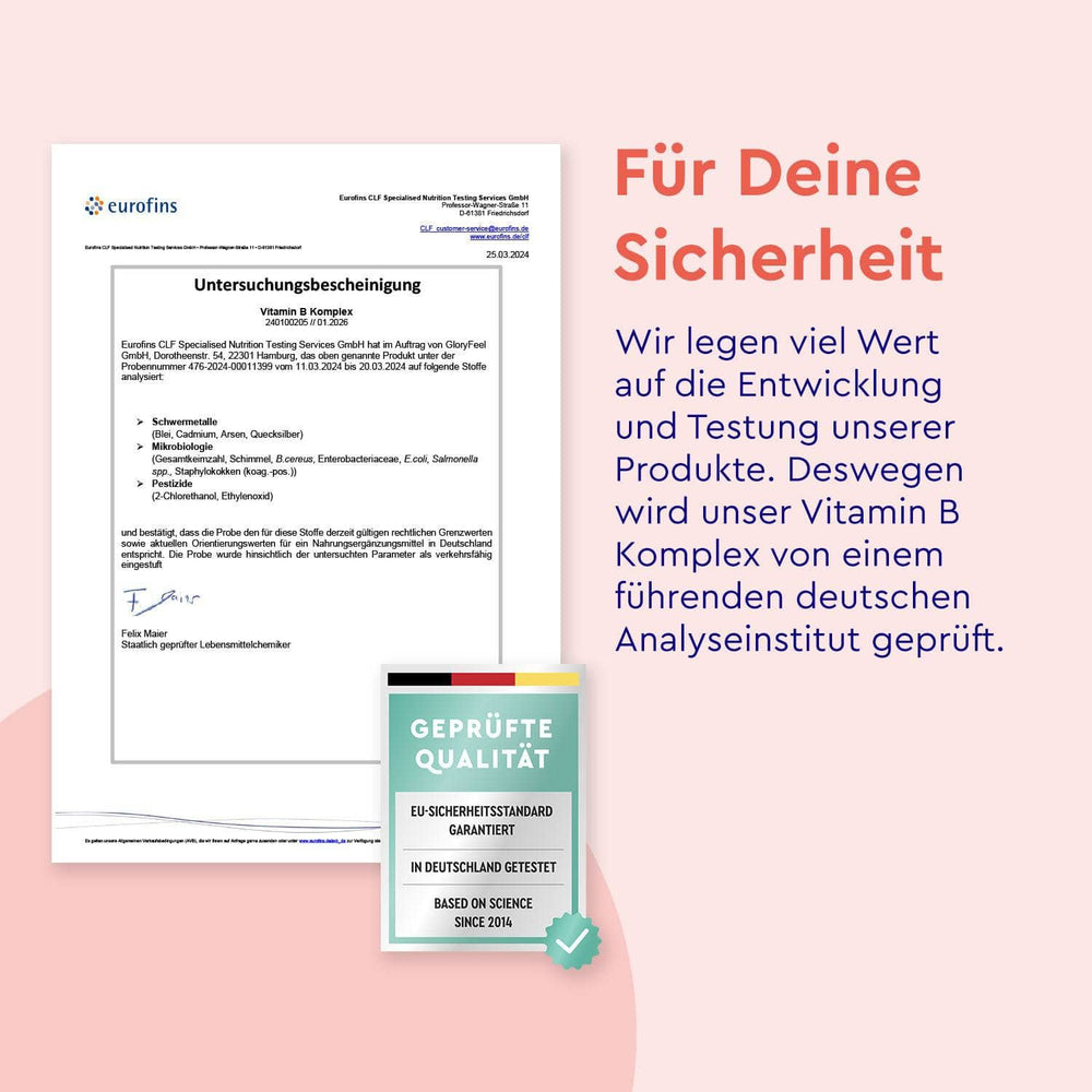 Vitamin B Komplex Forte Zertifikat