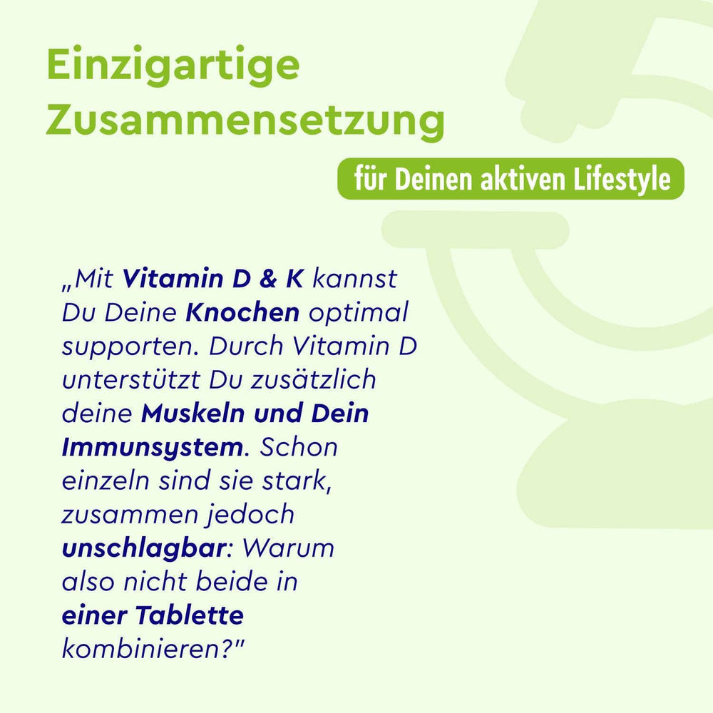 Vitamin D3 K2 Tabletten Zusammensetzung