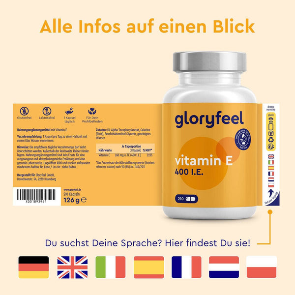 Vitamin E Kapseln Sprachen