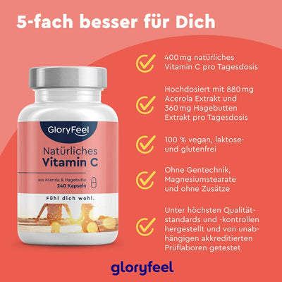 Natürliches Vitamin C Kapseln