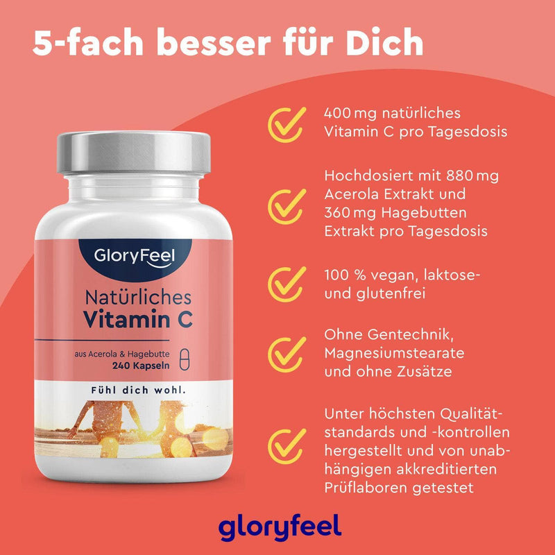 Natürliches Vitamin C Kapseln