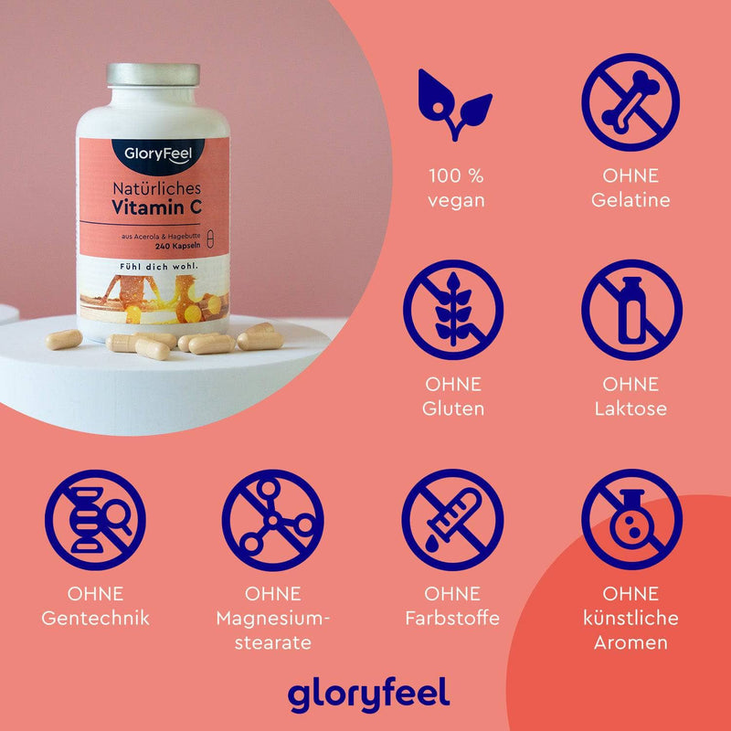 Natürliches Vitamin C Kapseln