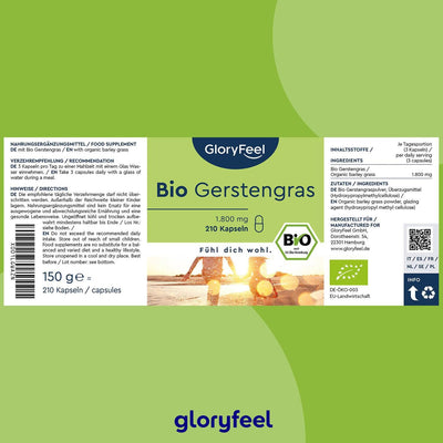 Bio Gerstengras Kapseln